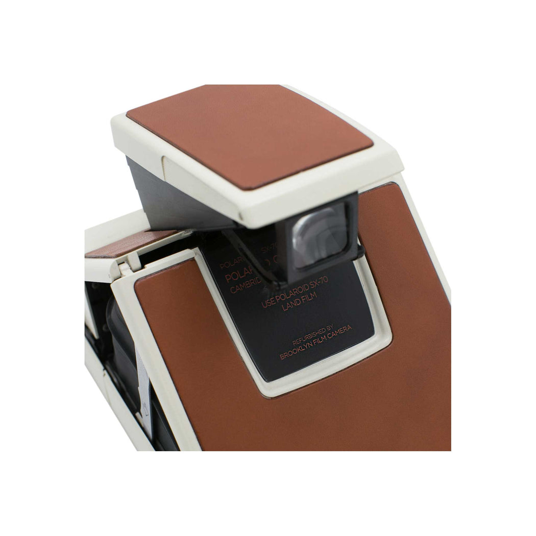 Polaroid SX-70 :: Model 2 :: White : Tan — Brooklyn Film Camera