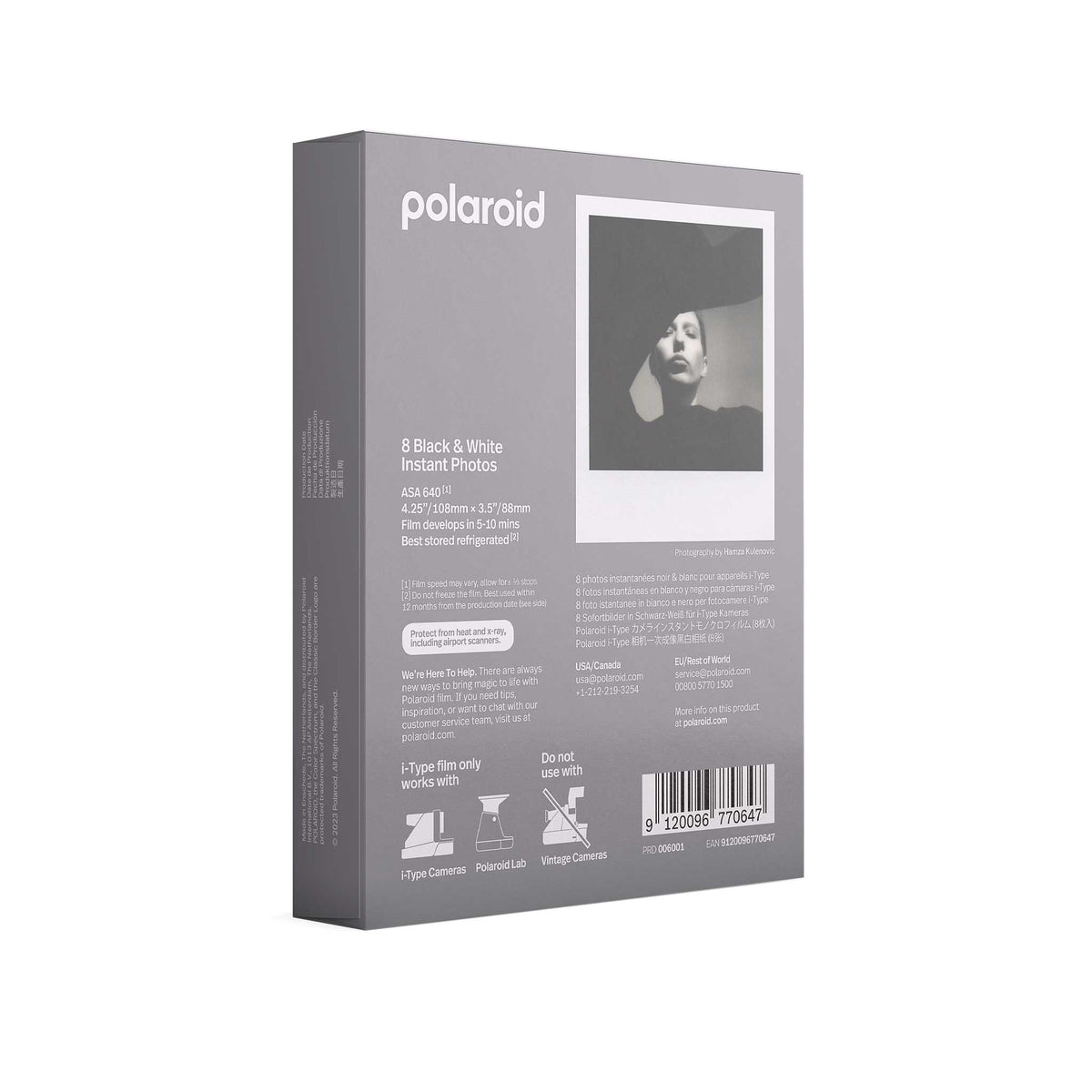 Polaroid i-Type :: B+W Film